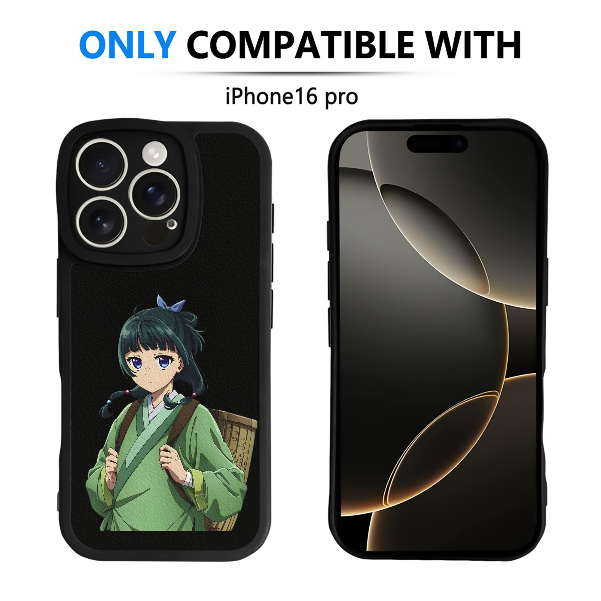 薬屋のひとりごと The Apothecary Diaries 【iPhone 16シリーズ対応】シリコンスマホケース（レザー調） 材質：シリコン